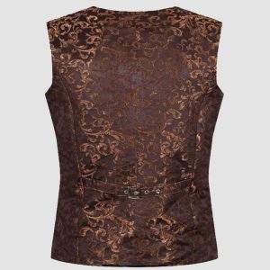 Brown Steampunk Gothic Vest