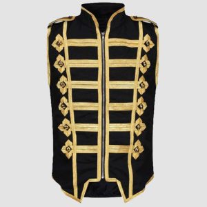 Mens Military Vest – Steampunk Gothic Style