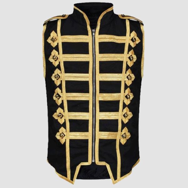 Mens Military Vest – Steampunk Gothic Style