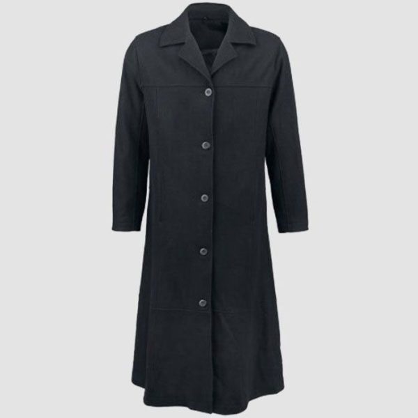 Black Gothic Long Coat Men 