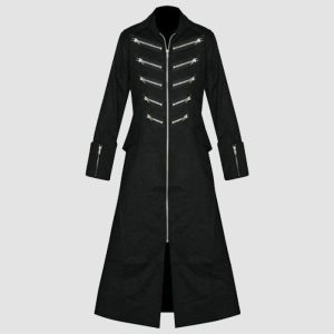 Mens Gothic Trench Coat