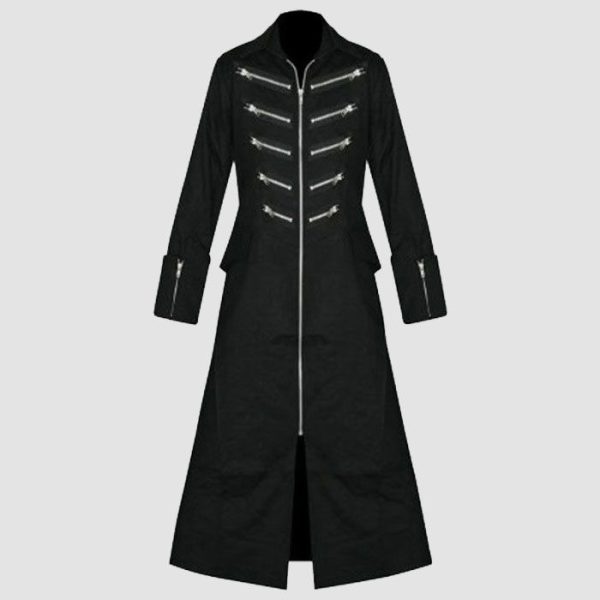 Mens Gothic Trench Coat