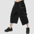 Black Cargo Shorts Men – Strap Pocket Style