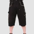 Black Cargo Shorts Men – Strap Pocket Style