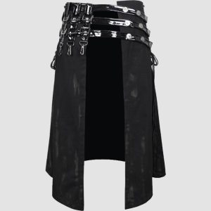 Mens Gothic Utility Kilt