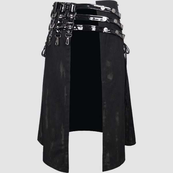Mens Gothic Utility Kilt