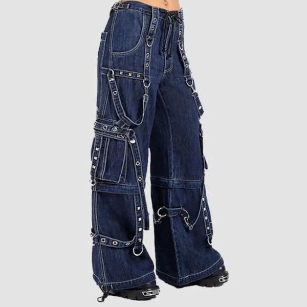 Men's Indigo Blue Denim Pants Men's Indigo Blue Denim Pants