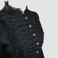 Womens Black Gothic Jacket - MIlitary Style
