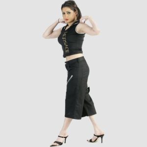Black Shorts Women High Waist