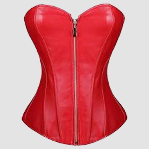 Red Gothic Corset for Bold Party & Streetwear Looks