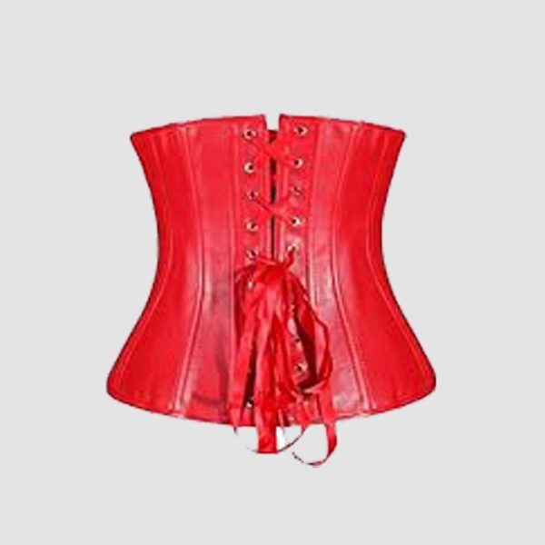 Red Gothic Corset for Bold Party & Streetwear Looks