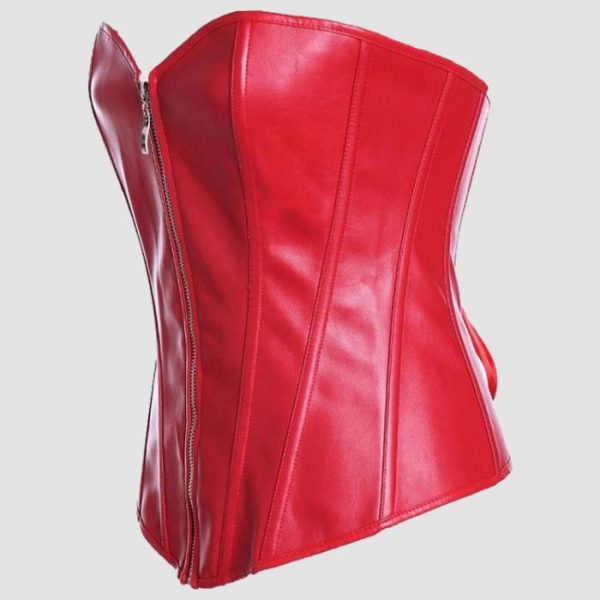 Red Gothic Corset for Bold Party & Streetwear Looks