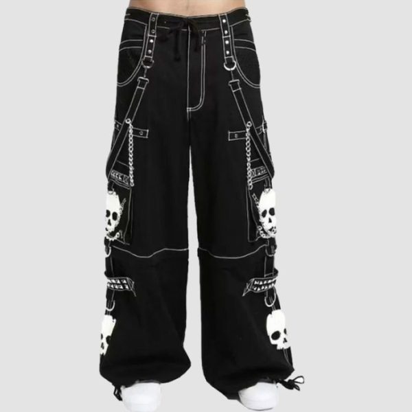 Mens Gothic Skull Cargo Pants Mens Gothic Skull Cargo Pants
