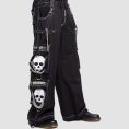 Mens Gothic Skull Cargo Pants