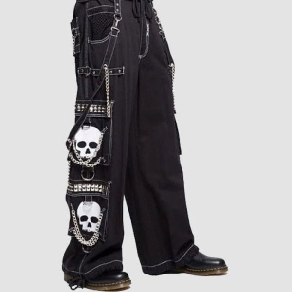 Mens Gothic Skull Cargo Pants Mens Gothic Skull Cargo Pants
