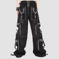 Mens Gothic Skull Cargo Pants