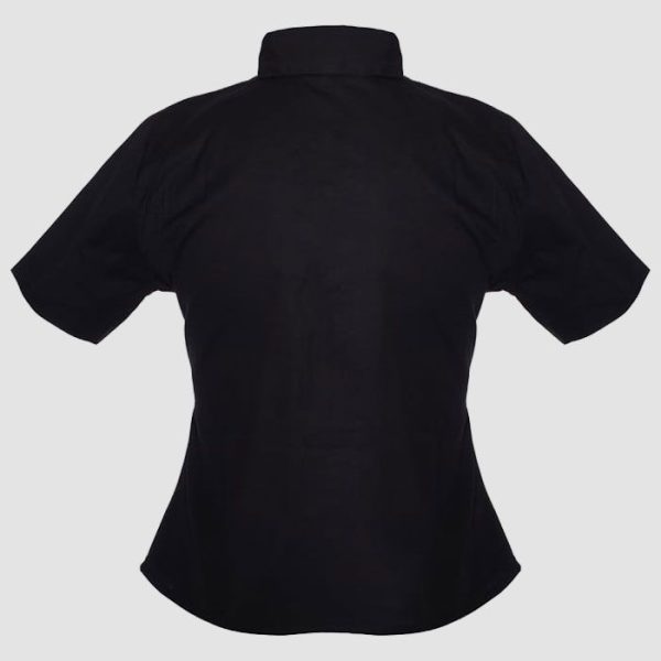 Womens Black Shirt with Chains– Gothic Button Down Style