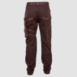 Mens Brown Steampunk Pants Mens brown steampunk pants with utility strap detailing, decorative hardware, and Victorian-inspired alternative fashion styling