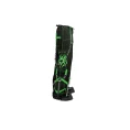 Green Spider Web Cyber Goth Pants Side View